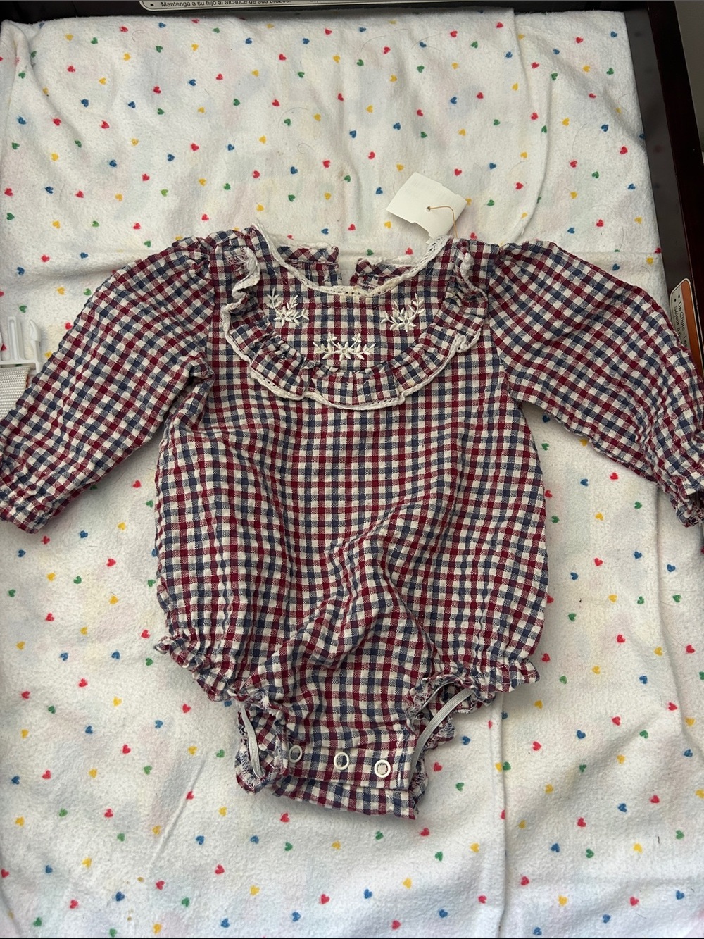 Baby girls southern bell inspired romper 6-9 months